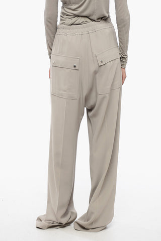 LUXOR Pantaloni Palazzo GETH con Dettaglio Zip Frontale