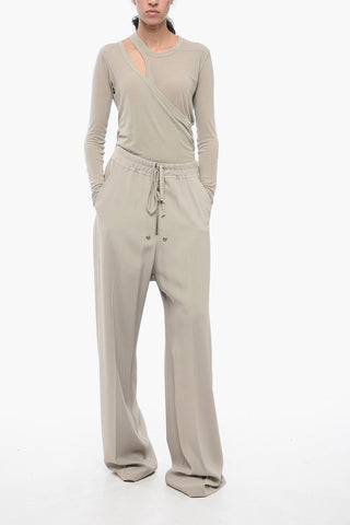 LUXOR Pantaloni Palazzo GETH con Dettaglio Zip Frontale