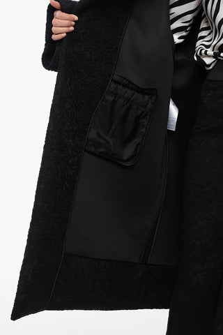 MM1 Cappotto Over in Jacquard in Rilievo