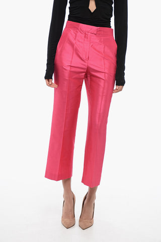 STUDIO Silk ANDE Pants with Straight Leg