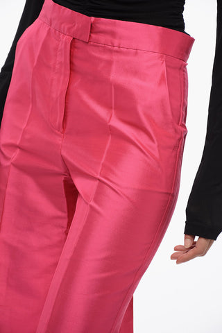 STUDIO Silk ANDE Pants with Straight Leg