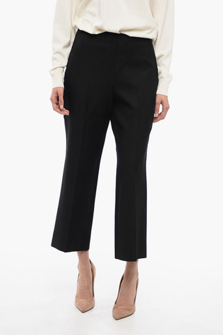 Pantaloni Crop a Gamba Diritta