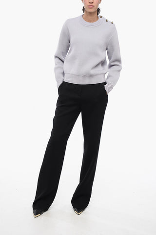 Wool Sweater with Metal Application