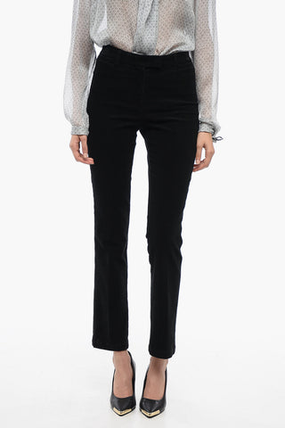 Pantaloni Straight-Fit in Velluto a Coste