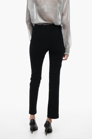 Pantaloni Straight-Fit in Velluto a Coste