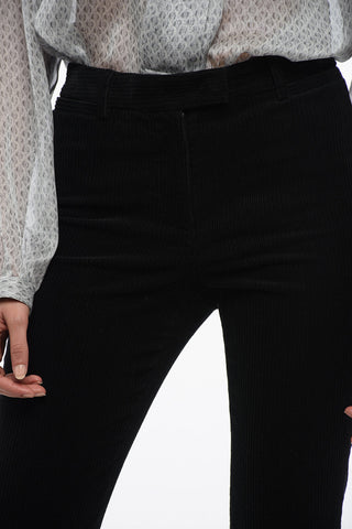 Pantaloni Straight-Fit in Velluto a Coste