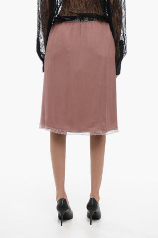 Double-layered Skirt with Lingerie Style