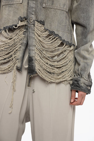 DRKSHDW Destroyed Design Denim Jacket