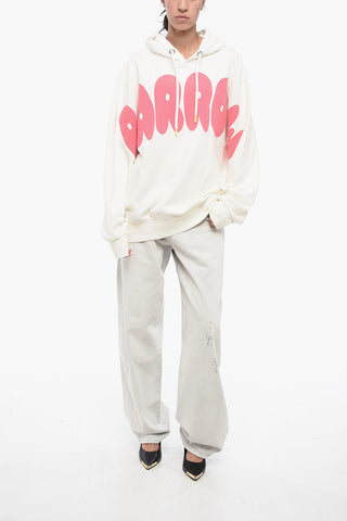 Felpa Hoodie UNISEX in Cotone Garzato Stampata