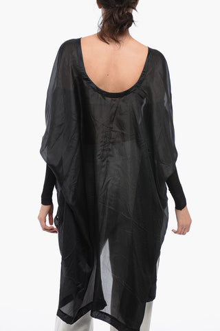 LIDO Cotton Chiffon ZERO Shirt with Cape Sleeves