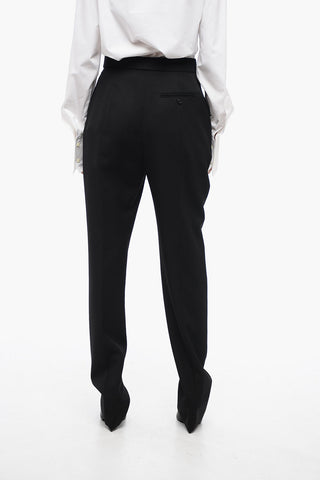 Pantaloni 3 Tasche Slim Fit in Lana