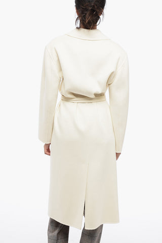 Pure Cashmere Coat with Belt