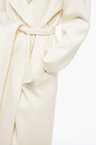 Pure Cashmere Coat with Belt