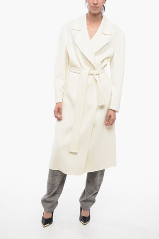 Pure Cashmere Coat with Belt