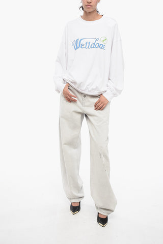 Long Sleeves UNISEX Crew-neck T-shirt with Print