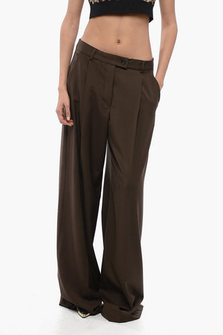 Wool TENDA Pants with Large Fit