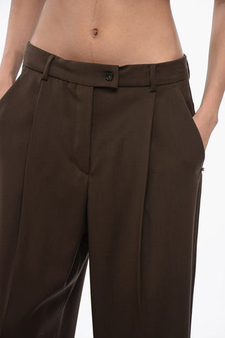 Wool TENDA Pants with Large Fit