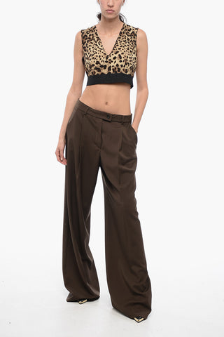 Wool TENDA Pants with Large Fit