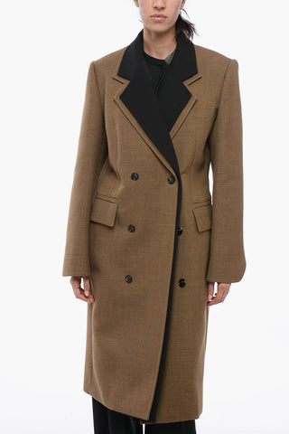 Half-lined Double-breasted Coat