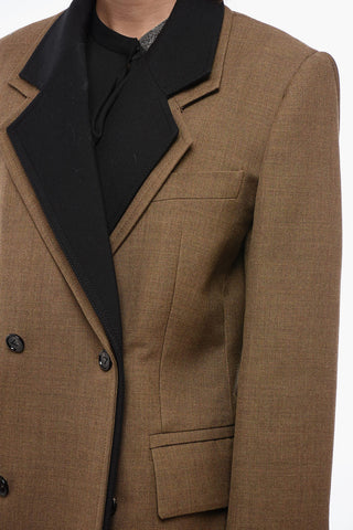 Half-lined Double-breasted Coat