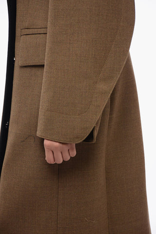 Half-lined Double-breasted Coat