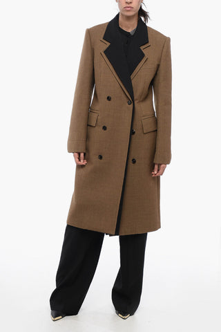 Half-lined Double-breasted Coat