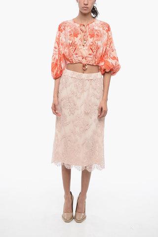 Lace Skirt with Petticoat