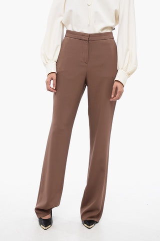 Eco Rayon Pants with Straight-Fit