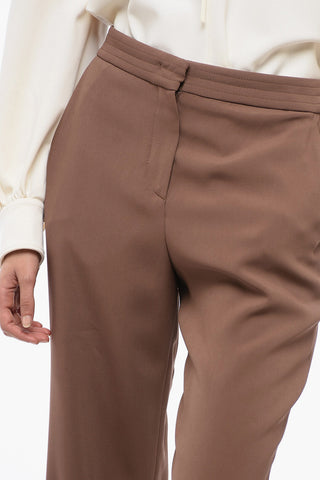Eco Rayon Pants with Straight-Fit