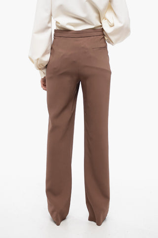 Eco Rayon Pants with Straight-Fit