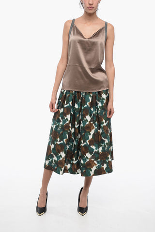 Silk Lingerie Top with Shimmer Detail