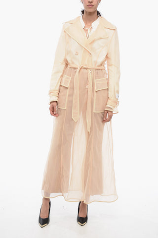 1995 Trench Doppiopetto in Mesh See Through