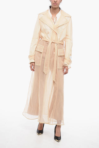 1995 Trench Doppiopetto in Mesh See Through