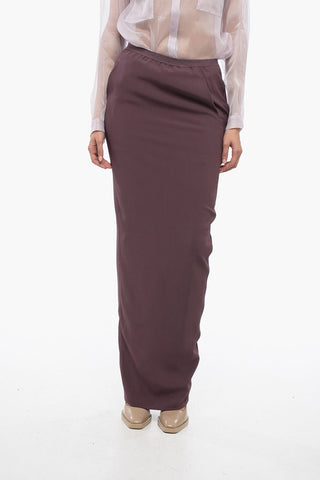 LUXOR Pencil PILLAR Maxi Skirt with Back Split
