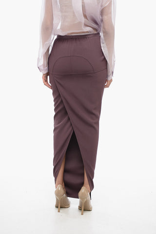LUXOR Pencil PILLAR Maxi Skirt with Back Split