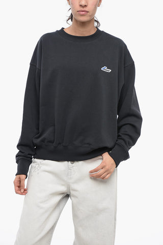 Brushed Cotton Oversized UNISEX Crew-neck Sweatshirt