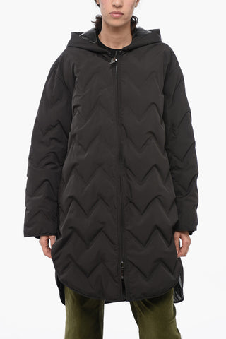 EMPORIO Reversible Quilted Jacket with Hood