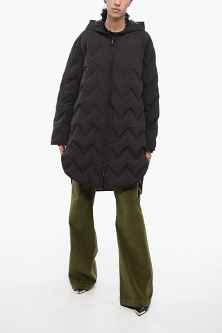 EMPORIO Reversible Quilted Jacket with Hood