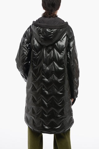 EMPORIO Reversible Quilted Jacket with Hood
