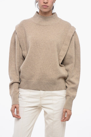 ETOILE Maglia a Mezzo Collo con Dettaglio Spalline