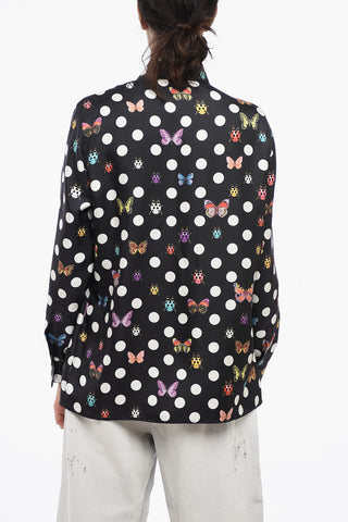 Silk Polka Dot Shirt