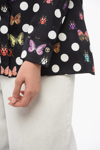 Silk Polka Dot Shirt