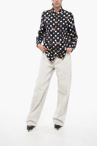 Silk Polka Dot Shirt