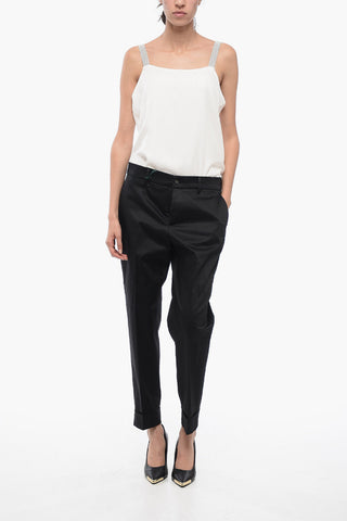 Wide-Leg Pants with Draw String