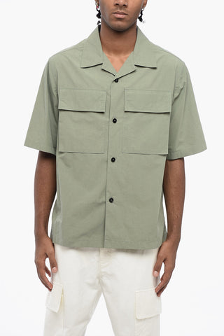 Cotton Bowling Shirt with Breast-pockets