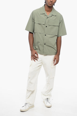 Cotton Bowling Shirt with Breast-pockets