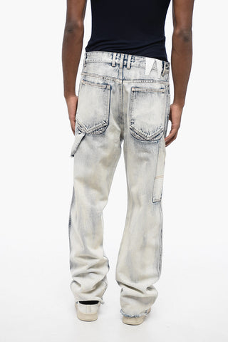Jeans Bleached Ad Orlo Sfrangiato 23cm