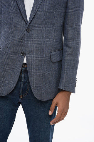 CC COLLECTION Blazer in Misto Lana Vergine District Check