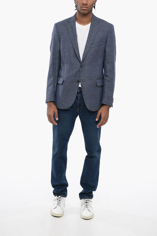 CC COLLECTION Blazer in Misto Lana Vergine District Check