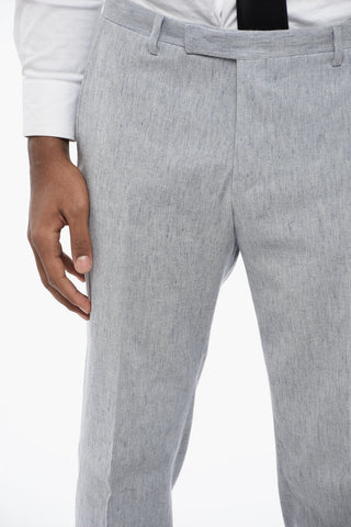 CC COLLECTION Center Vent Peak Lapel 1-Button Suit
